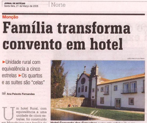 Família transforma Convento